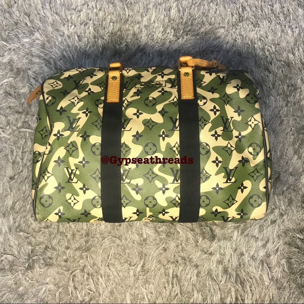 LOUIS VUITTON MONOGRAMOUFLAGE CAMO SPEEDY 35 BAG🎀